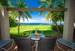 The large lanai is located just off the living room and boasts stunning views that are simply captivating
